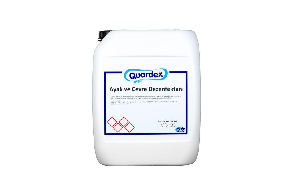 Quardex Ayak ve Çevre Dezenfektanı 20KG